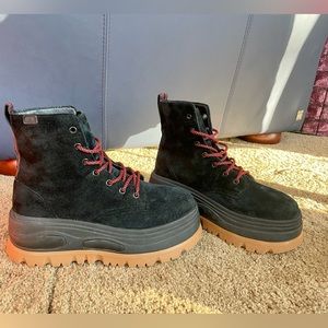 RESERVED @sillyshelly0609 Coolway Suede Combat Boot (purchased from Free People)